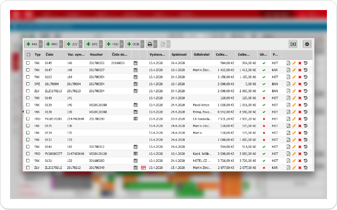 Documents and invoices